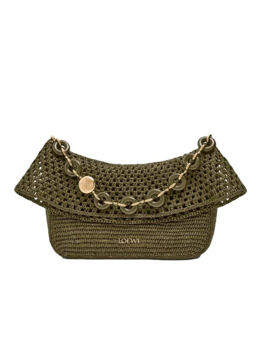 Loewe Medium Raffia Ola Bag – More Luxury Club