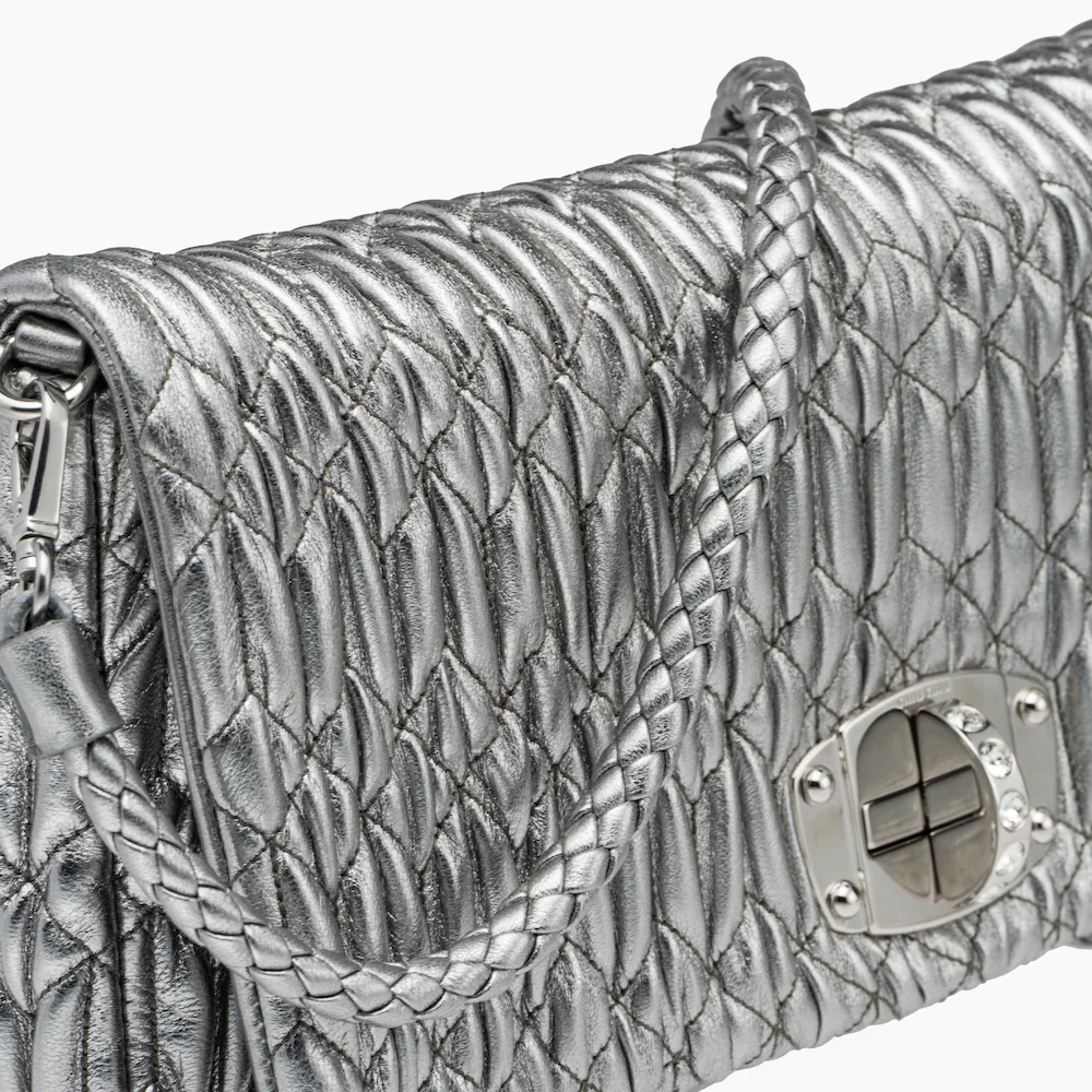 Miu Miu Crystal Cloqué Nappa Leather Bag – More Luxury Club