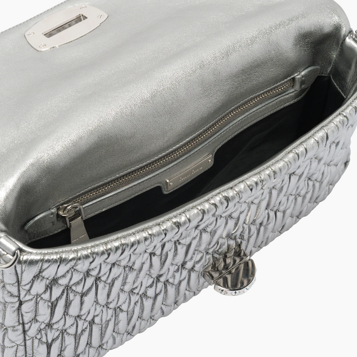 Miu Miu Crystal Cloqué Nappa Leather Bag – More Luxury Club